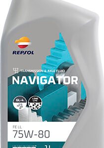 REPSOL Olio Lubrificante CAMBIO & TRASMISSIONI NAVIGATOR NAVIGATOR FE LL 75W-80 LT. 1 EX RP CARTAGO CAJASLubrificante a tecnologia sintetica per cambi manuali. Questo prodotto ? stato progettato appositamente per soddisfare i requisiti di lubrificazione stabiliti dai principali costruttori di veicoli per i relativi cambi manuali. Trattasi di lubrificante ad alte prestazioni che contribuisce al risparmio di combustibile e consente intervalli di cambio pi? lunghi.