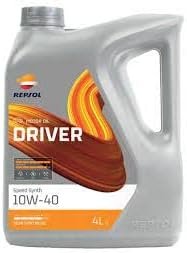 REPSOL Olio Lubrificante DRIVER SPEED 10W40 DRIVER SPEED SYNTH 10W-40 LT. 4 x5 latt. RP SPEEDDriverSemi-sinteticoLubrificante formulato con componenti sintetici e minerali di alto livello qualitativo che, insieme all?avanzato pacchetto di additivi utilizzato, forniscono un prodotto adatto per i motori benzina e diesel leggeri. I componenti sintetici della formula conferiscono una elevata stabilit? chimica e resistenza all?ossidazione termica garantendo ottimi rendimenti del motore.