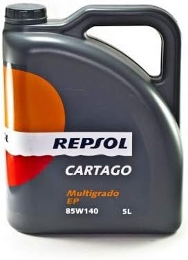 REPSOL Olio Lubrificante CAMBIO & TRASMISSIONI NAVIGATOR NAVIGATOR HQ GL-5 85W-140 LT. 5 EX RP CARTAGO MLubrificante multigrado Estrema Pressione indicato per l?uso nei differenziali di veicoli o in gruppi di trasmissione ipoidi ed elicoidali, nonch? in trasmissioni finali Voith di ferrovie e cambi manuali in cui ? richiesto un lubrificante API GL-5.