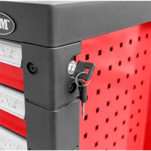 OFFERTA JBM CARRELLO A 7 CASSETTI - ROSSO