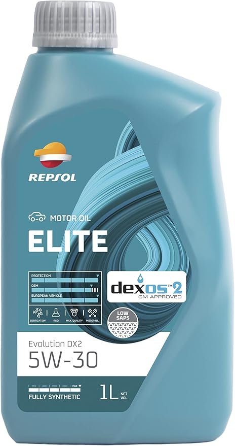 REPSOL Olio Lubrificante ELITE ELITE EVOLUTION DX2 5W-30 LT. 1 EX RP ELITE EVOLUElite
Sintetico
Lubrificante sintetico a lunga durata, appositamente progettato per veicoli benzina o diesel leggeri con trattamento di gas di scarico. La particolare formulazione a basso contenuto di ceneri (Mid SAPS) lo rende particolarmente idoneo per l?utilizzo nei motori di pi? recente tecnologia e al contempo contribuisce alla conservazione dell?ambiente, riducendo al minimo le emissioni di particelle nocive. Inoltre, i componenti sintetici lo rendono un lubrificante ?Long Life?, e cio?, un lubrificante che consente lunghi periodi di cambio, in conformit? alle specifiche di ogni costruttore. Di conseguenza contribuisce alla salvaguardia dell?ambiente, riducendo al minimo le emissioni di particelle nocive prolungando i periodi di cambio d?olio.