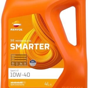 REPSOL Olio Lubrificante MOTO 4 TEMPI MOTO SMARTER SPORT 4T 10W-40 LT 4 EX RP MOTOSmarter
? il lubrificante con composizione semisintetica perfetto per motori 4T. Fornisce un?elevata stabilit? termica e il relativo grado di viscosit? agevola l?avviamento a varie temperature ambiente. Smarter Sport ? ideale per moto parcheggiate in strada o che circolano in zone caratterizzate da una climatologia variabile. Garantisce la migliore lubrificazione delle varie parti del motore e la minore usura dei componenti.