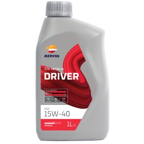 REPSOL Olio Lubrificante DRIVER DRIVER HGX 15W-40 LT. 1 EX RP PERFORMANCE 15W-4Lubrificante multigrado formulato per veicoli leggeri benzina. Raccomandato per i motori ove si richieda un livello qualitativo API SL.Fornisce un?elevata resistenza all?ossidazione ottimizzando il periodo di cambio. La viscosit? del prodotto favorisce l
