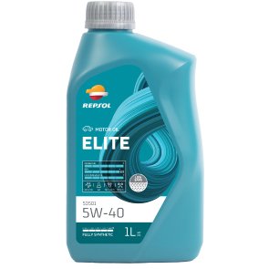 REPSOL Olio Lubrificante ELITE 50501 5W-40 LT. 1 Imbuto in regalo Elite Sintetico Lubrificante sintetico adatto a qualsiasi motore ad alte prestazioni. La formulazione lo rende insostituibile nella l