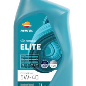 REPSOL Olio Lubrificante ELITE COMPETICION 5W-40 LT. 1 Imbuto in regalo Elite Sintetico Olio lubrificante a tecnologia sintetica per motori a benzina, etanolo, Flex, CNG e diesel (furgoni, SUV e cami