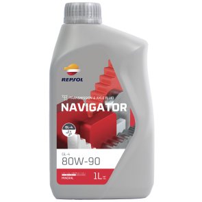 REPSOL Olio Lubrificante CAMBIO & TRASMISSIONI NAVIGATOR NAVIGATOR GL-4 80W-90 LT. 1 EX RP TRANSMISSIONSLubrificante per scatole cambio manuali di veicoli commerciali e turismo in cui sia richiesto un livello qualitativo API GL-4. Questo lubrificante ? stato particolarmente formulato per soddisfare i requisiti di lubrificazione stabiliti dai principali fabbricanti di veicoli per le proprie scatole cambio manuali.