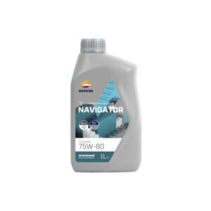 REPSOL Olio Lubrificante CAMBIO & TRASMISSIONI NAVIGATOR NAVIGATOR TRANSAXLE 75W-80 LT. 1 EX RP CARTAGOLubrificante sintetico per scatole cambio manuali e differenziali integrati (transaxle) di vetture ove vi siano bruschi cambi di temperatura e sia richiesto un livello di qualit? API GL-4. Questo prodotto ? stato particolarmente formulato per soddisfare i requisiti di lubrificazione per scatole cambio manuali e differenziali integrati stabiliti dai principali fabbricanti di veicoli (Peugeot, Citro?n, Renault, General Motors etc.) che utilizzano questo tipi di prodotti per una perfetta efficienza del sistema.